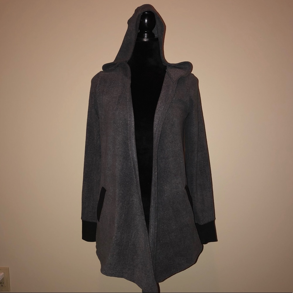 DKNY Cozy Open Front Hoodie Cardigan - NWT